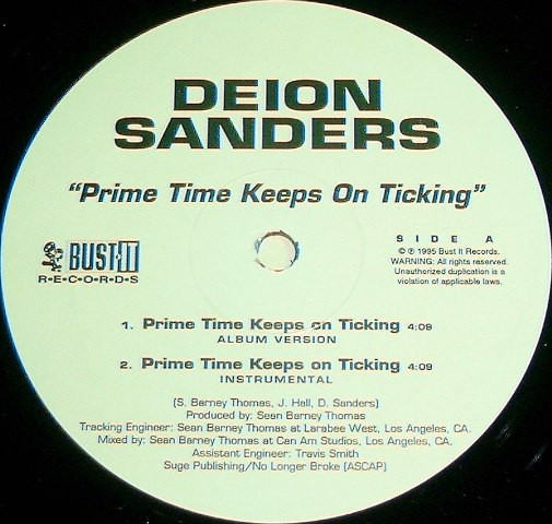 Deion Sanders - Prime Time Keeps On Ticking | Bust It Records (BIR 8967) - main Deion Sanders - Prime Time Keeps On Ticking | Bust It Records (BIR 8967) - main