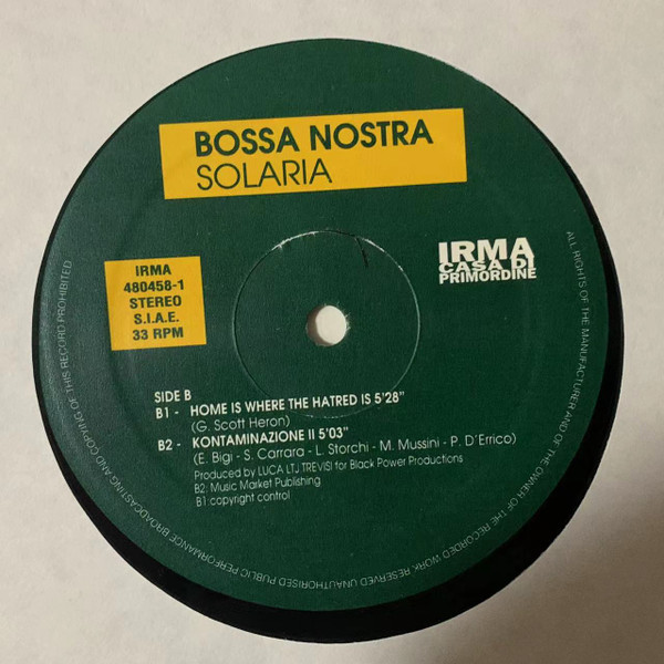 Bossa Nostra - Solaria | Irma CasaDiPrimordine (IRMA 480458-1) - 4