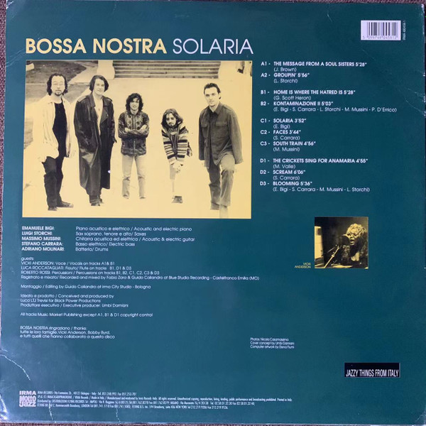 Bossa Nostra - Solaria | Irma CasaDiPrimordine (IRMA 480458-1) - 2