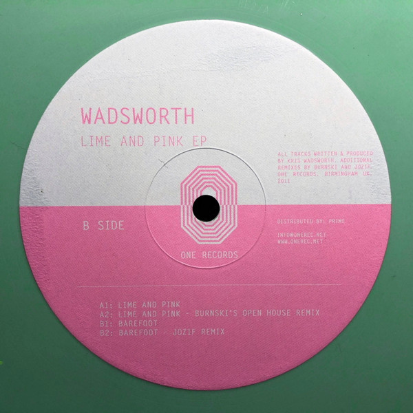 Kris Wadsworth - Lime And Pink EP | One Records (ONE.008) - 2