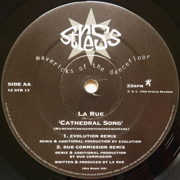 La Rue - Cathedral Song | Stress Records (12 STR 17) - 4 La Rue - Cathedral Song | Stress Records (12 STR 17) - 4