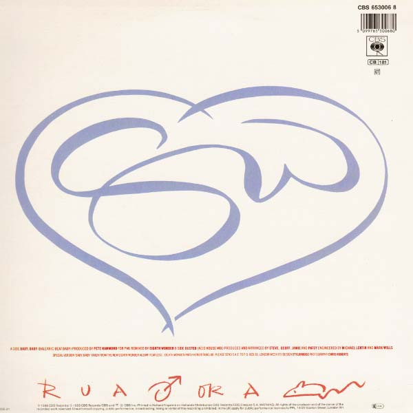 Eighth Wonder - Baby Baby (Balearic Beat Baby) | CBS (653006 8) - 2