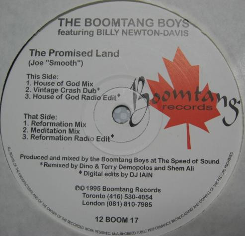 The Boomtang Boys Featuring Billy Newton Davis - The Promised Land | Boomtang Records (12 BOOM 17) - main