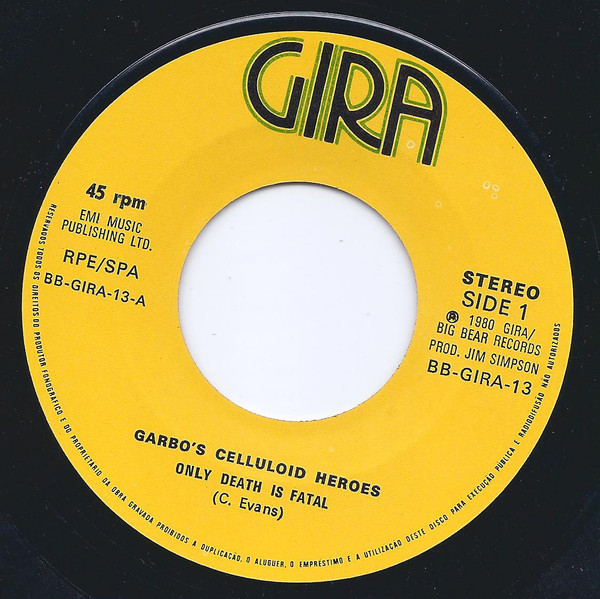 Garbo's Celluloid Heroes - Only Death Is Fatal | Gira (BB-GIRA-13) - 3