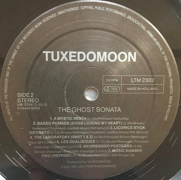 Tuxedomoon - The Ghost Sonata | LTM (LTM 2303) - 4 Tuxedomoon - The Ghost Sonata | LTM (LTM 2303) - 4