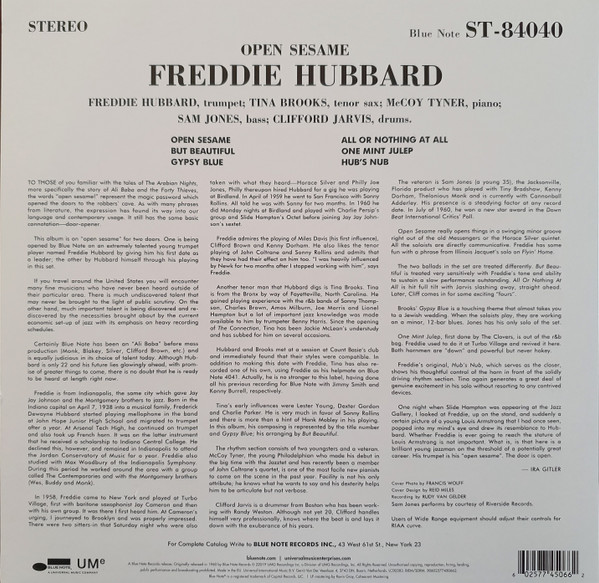 Freddie Hubbard - Open Sesame | Blue Note (7745066)