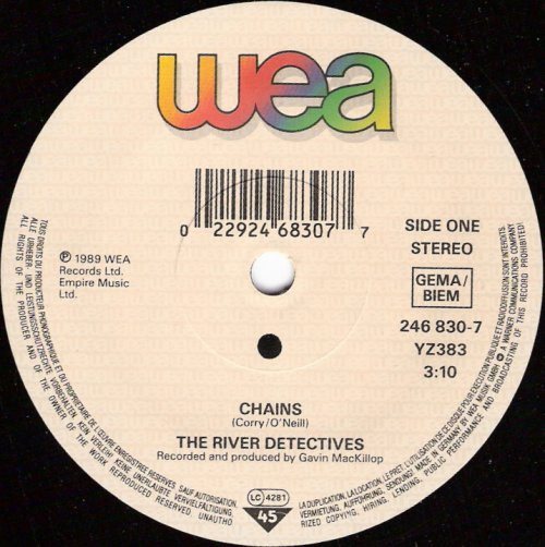 The River Detectives - Chains | WEA (YZ 383) - 3