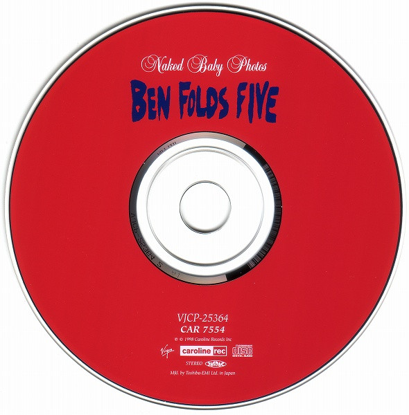 Ben Folds Five - Naked Baby Photos | Virgin (VJCP-25364) - 4