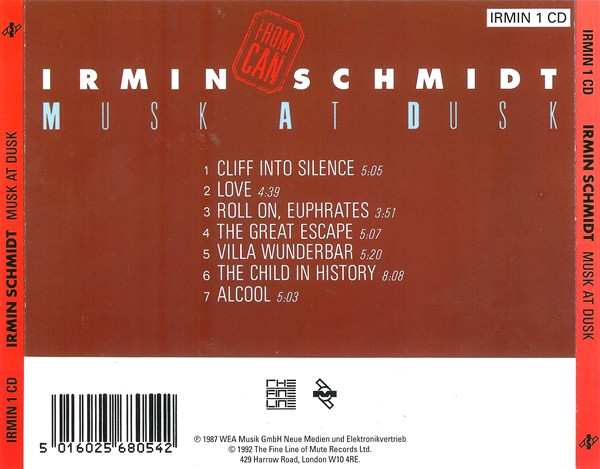 Irmin Schmidt - Musk At Dusk | The Fine Line (IRMIN 1 CD) - 2 Irmin Schmidt - Musk At Dusk | The Fine Line (IRMIN 1 CD) - 2