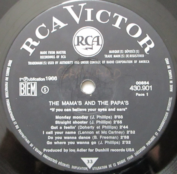 The Mamas & The Papas - If You Can Believe Your Eyes And Ears | RCA Victor (430.901) - 3 The Mamas & The Papas - If You Can Believe Your Eyes And Ears | RCA Victor (430.901) - 3