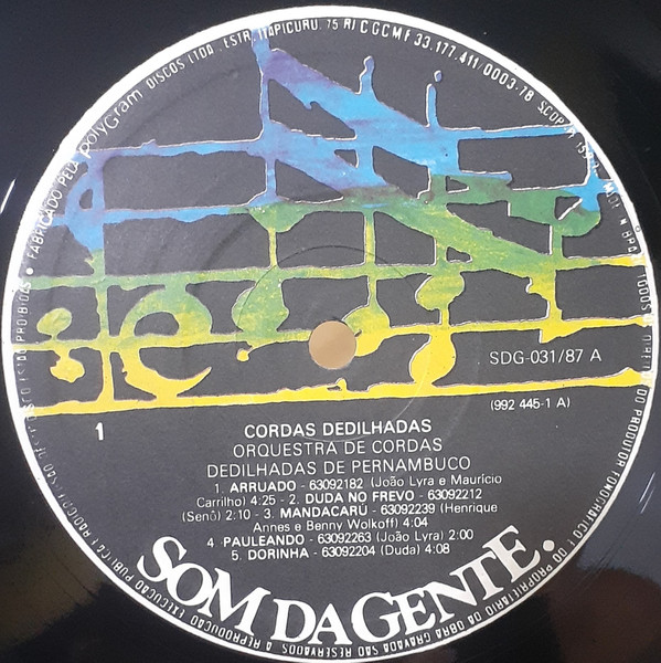 Orquestra De Cordas Dedilhadas De Pernambuco - Cordas Dedilhadas | Som Da Gente (SDG-031/87) - 3