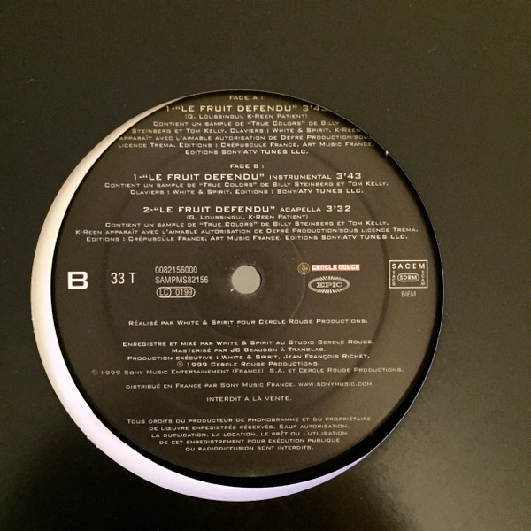 Mystik Feat. K-Reen - Le Fruit Défendu | Epic (SAMPMS82156) - 2