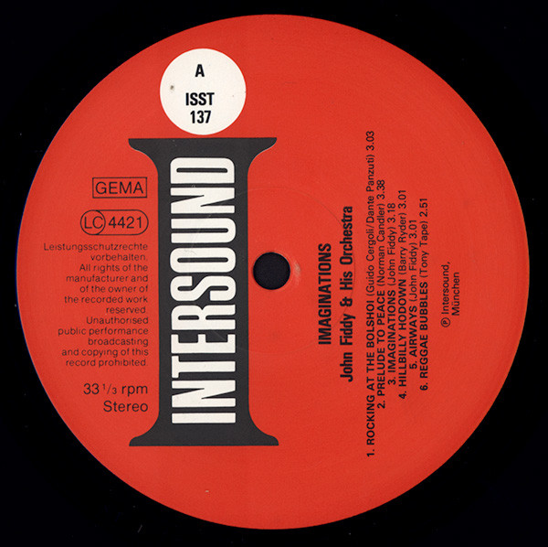 John Fiddy And His Orchestra - Imaginations | Intersound (ISST 137) - 3 John Fiddy And His Orchestra - Imaginations | Intersound (ISST 137) - 3