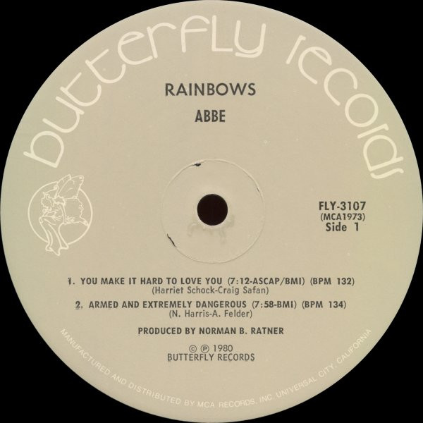 Abbe Lane - Rainbows | Butterfly Records (FLY 3107) - 3