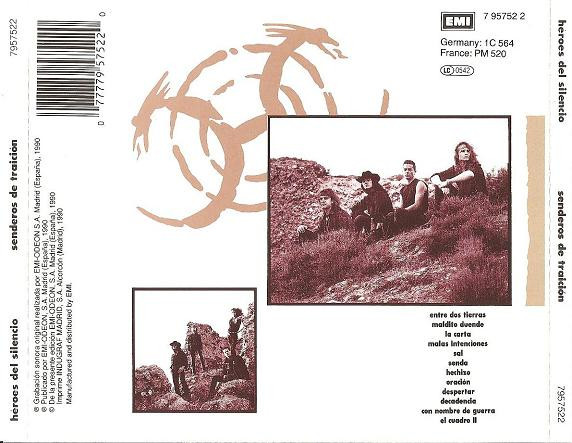 Héroes Del Silencio - Senderos De Traición | EMI (CDP 7957522) - main