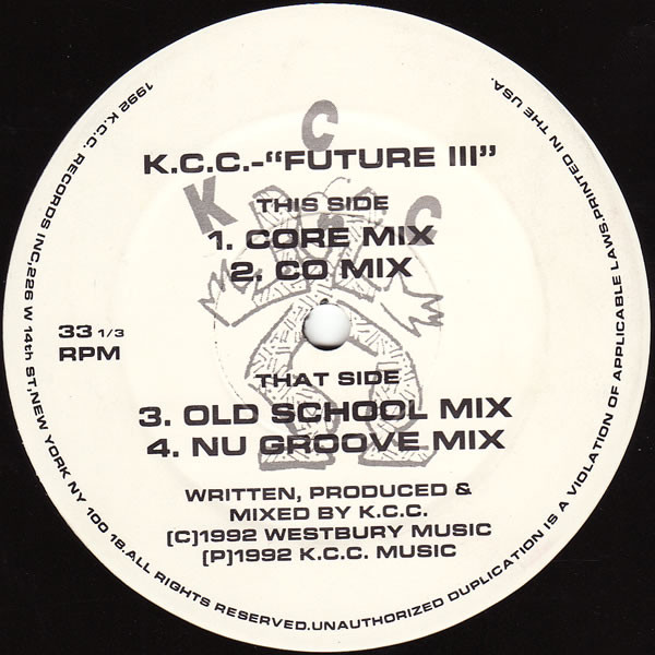 KCC - Future III | K.C.C. Records (KCC 001)
