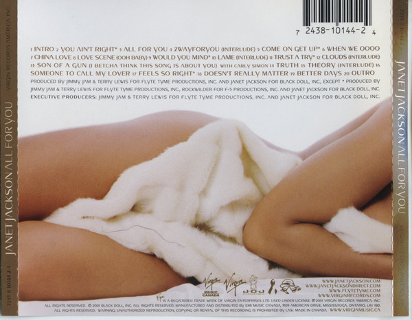 Janet Jackson - All For You | Virgin (7243 8 10144 2 4) - 2 Janet Jackson - All For You | Virgin (7243 8 10144 2 4) - 2