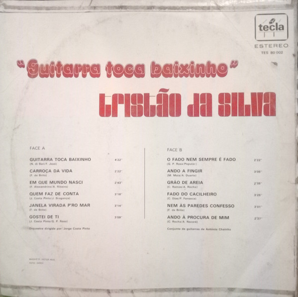 Tristão Da Silva - Guitarra Toca Baixinho | Tecla (TES 80 002) - 2