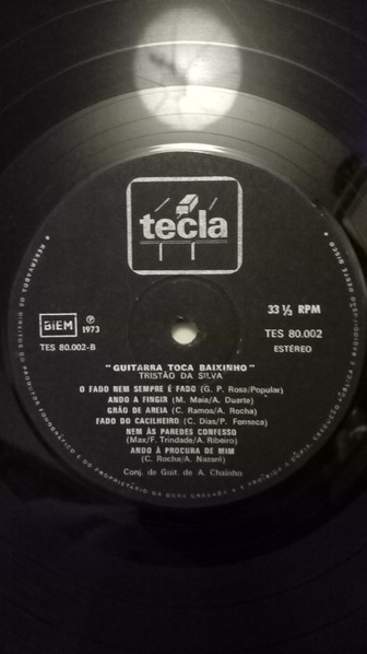 Tristão Da Silva - Guitarra Toca Baixinho | Tecla (TES 80 002) - 3