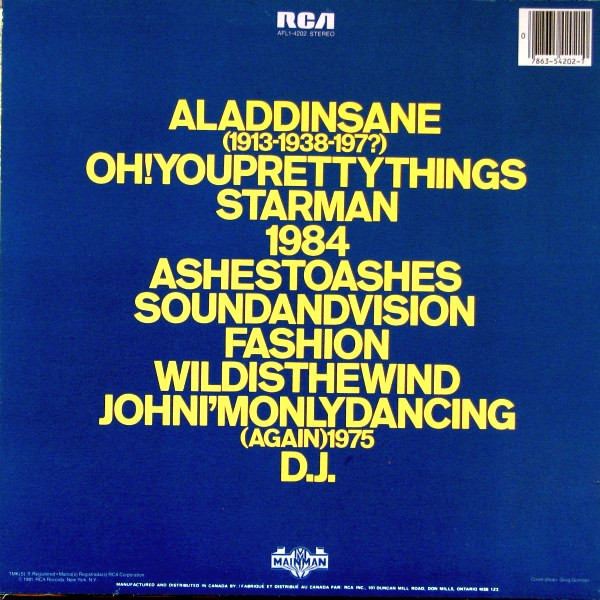 David Bowie - ChangesTwoBowie | RCA Victor (AFL1-4202) - 2 David Bowie - ChangesTwoBowie | RCA Victor (AFL1-4202) - 2