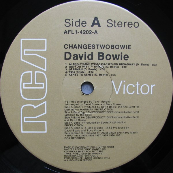 David Bowie - ChangesTwoBowie | RCA Victor (AFL1-4202) - 3 David Bowie - ChangesTwoBowie | RCA Victor (AFL1-4202) - 3
