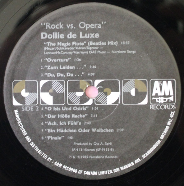 Dollie De Luxe - Rock Vs. Opera | A&M Records (SP-9131) - 4 Dollie De Luxe - Rock Vs. Opera | A&M Records (SP-9131) - 4