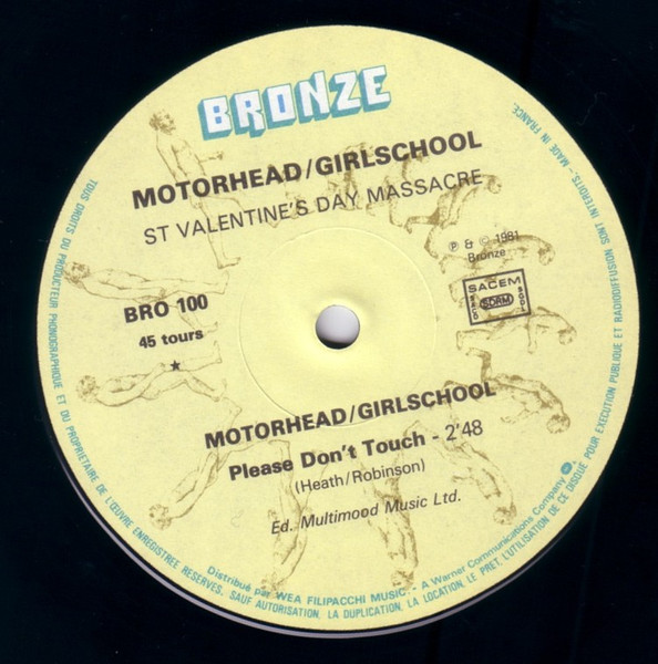 Motörhead / Girlschool - St Valentines Day Massacre | Bronze (BRO 100) - 3 Motörhead / Girlschool - St Valentines Day Massacre | Bronze (BRO 100) - 3