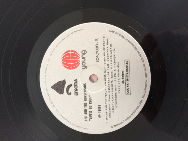 Tex & The Horseheads - Life's So Cool | Enigma Records (304.7030) - 4