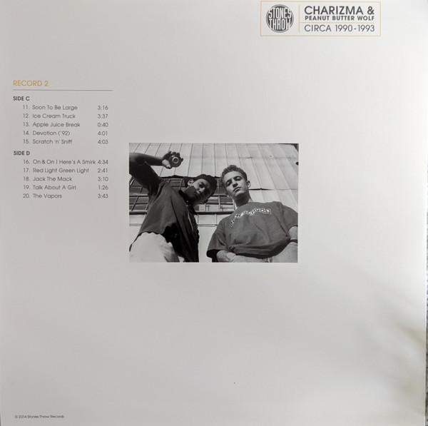 Charizma & Peanut Butter Wolf - Circa 1990-1993 | Stones Throw Records (STH2331) - 4