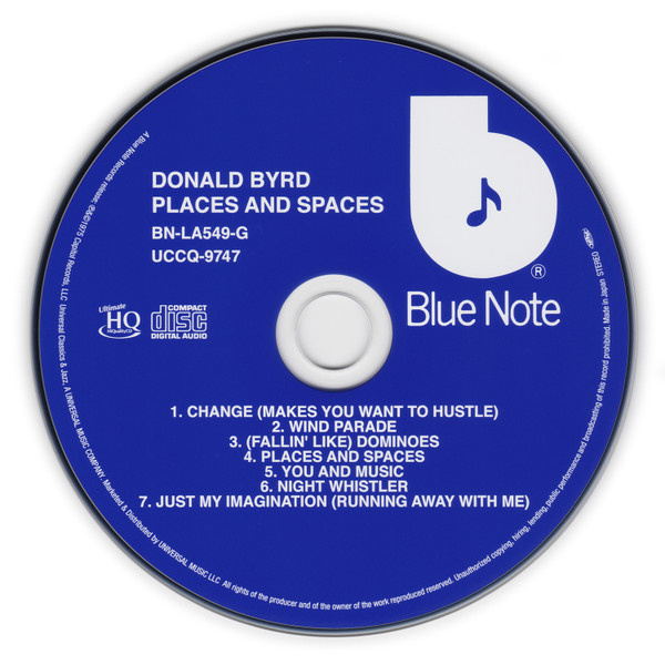 Donald Byrd - Places And Spaces | Blue Note (UCCQ-9747) - 3 Donald Byrd - Places And Spaces | Blue Note (UCCQ-9747) - 3