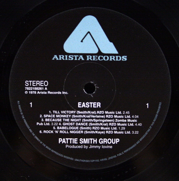 Patti Smith Group - Easter | Simply Vinyl (SVLP 0061) - 3 Patti Smith Group - Easter | Simply Vinyl (SVLP 0061) - 3
