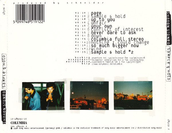 Sharon Stoned - Sample & Hold | Columbia (485 191 2) - 2