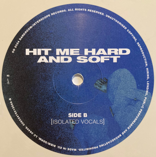Billie Eilish - Hit Me Hard And Soft (Isolated Vocals) | Darkroom (006024705012566) - 4 Billie Eilish - Hit Me Hard And Soft (Isolated Vocals) | Darkroom (006024705012566) - 4