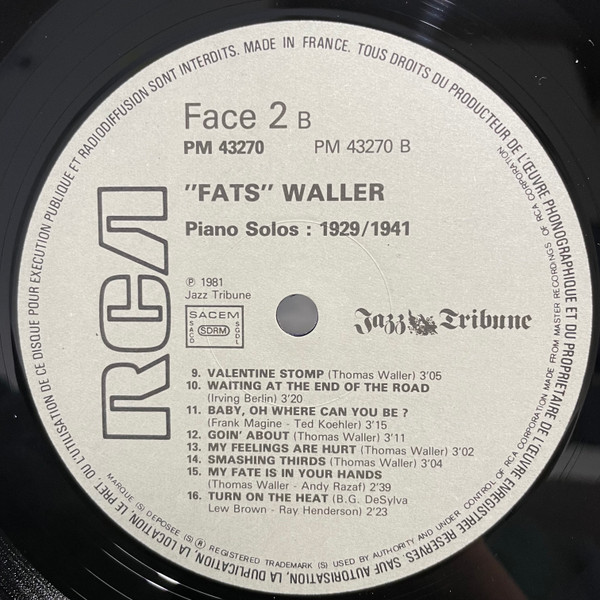 Fats Waller - Piano Solos 1929-1941 | RCA (PM 43270) - 4 Fats Waller - Piano Solos 1929-1941 | RCA (PM 43270) - 4