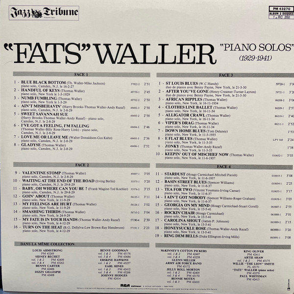 Fats Waller - Piano Solos 1929-1941 | RCA (PM 43270) - 2 Fats Waller - Piano Solos 1929-1941 | RCA (PM 43270) - 2