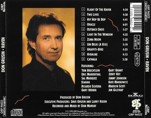 Don Grusin - Raven | GRP (GRP 96022) - 2 Don Grusin - Raven | GRP (GRP 96022) - 2
