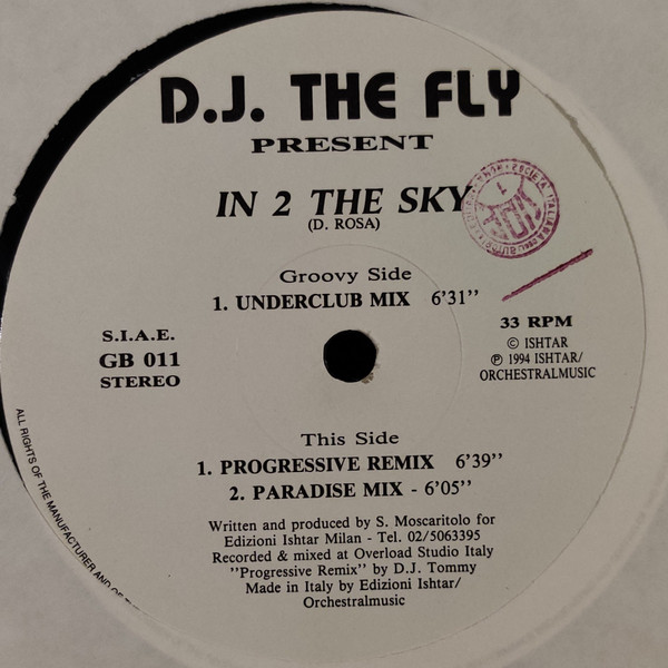 DJ The Fly - In 2 The Sky | Groovy Beat (GB 011) - main