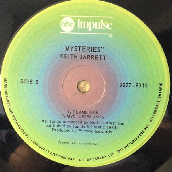 Keith Jarrett - Mysteries | ABC Impulse! (9027-9315) - 3