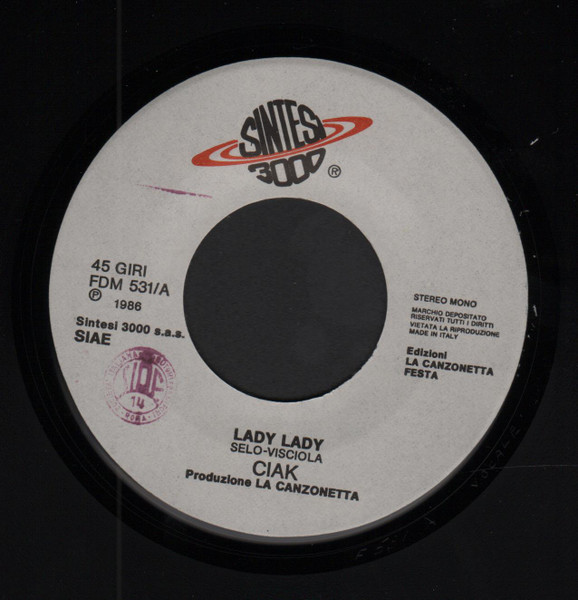 Ciak - Lady Lady | Sintesi 3000 (FDM 531) - 3