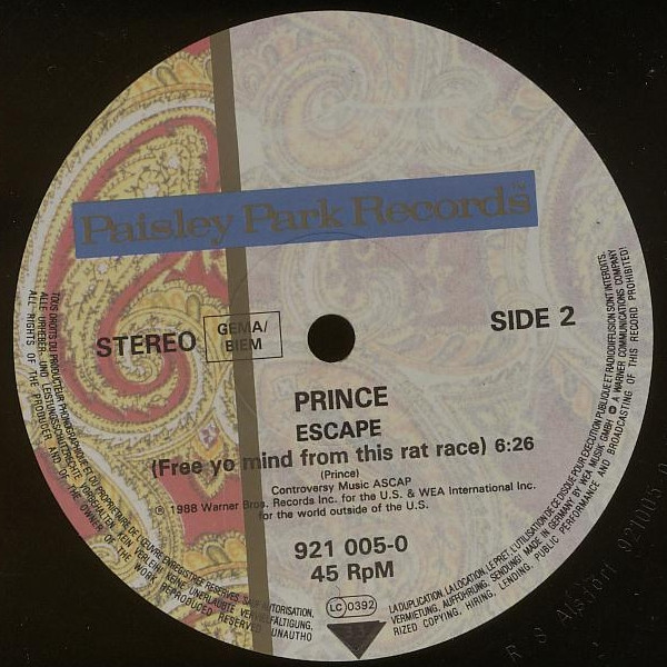Prince - Glam Slam | Paisley Park (921 005-0) - 2