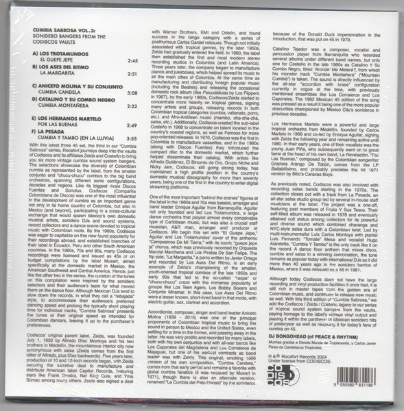 Various - Cumbia Sabrosa Vol. 3 Sonidero Bangers From The Codiscos Vaults | Rocafort Records (ROC-057) - 2