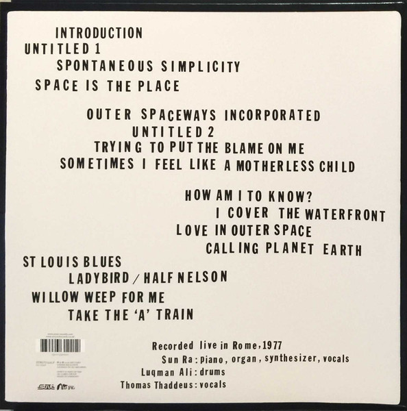 Sun Ra - In Some Far Place: Roma '77 | Strut (STRUT122LP) - 3 Sun Ra - In Some Far Place: Roma '77 | Strut (STRUT122LP) - 3