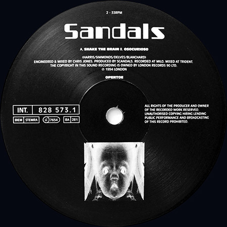 Sandals - Cracked EP | Open Toe Records (828 573.1) - 4 Sandals - Cracked EP | Open Toe Records (828 573.1) - 4