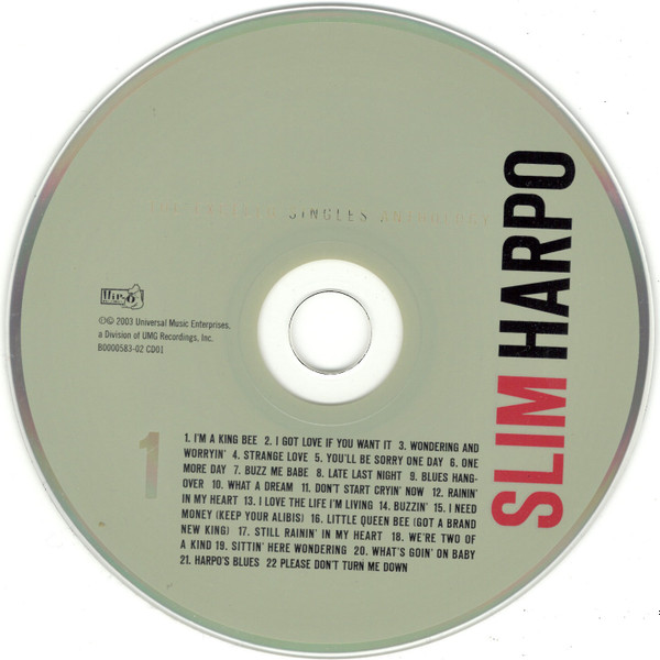 Slim Harpo - The Excello Singles Anthology | Hip-O Records (B0000583-02) - 3 Slim Harpo - The Excello Singles Anthology | Hip-O Records (B0000583-02) - 3