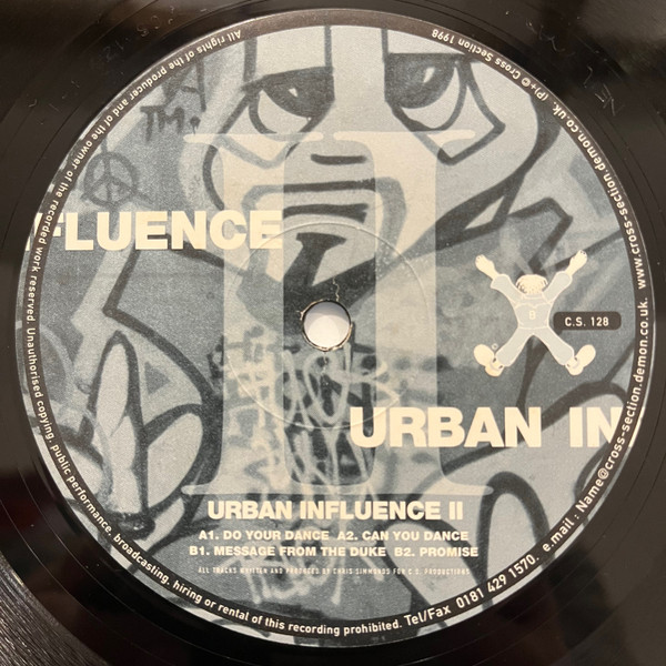 Chris Simmonds - Urban Influence II | Cross Section Records (C.S. 128)