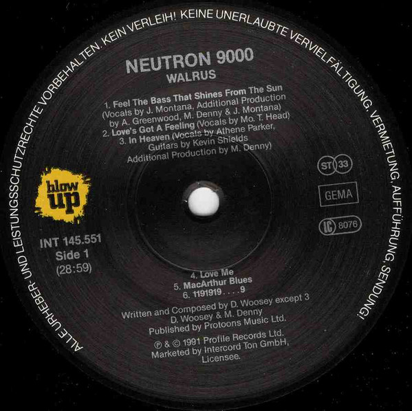 Neutron 9000 - Walrus | Blow Up (INT 145.551) - 3 Neutron 9000 - Walrus | Blow Up (INT 145.551) - 3