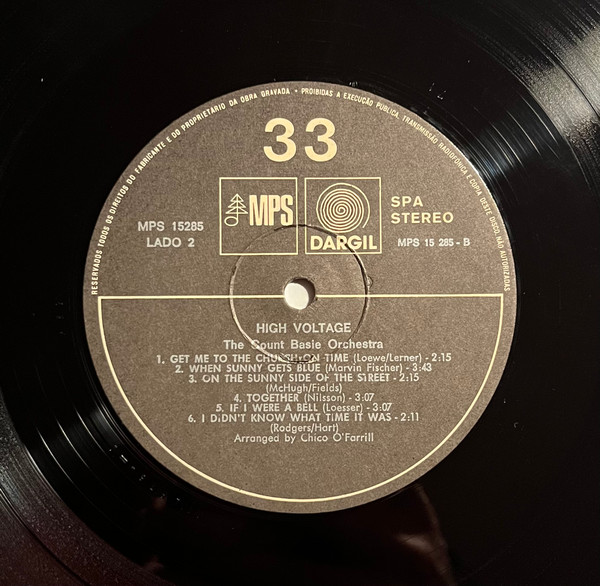 Count Basie Orchestra - High Voltage | Dargil (MPS 15285) - 3