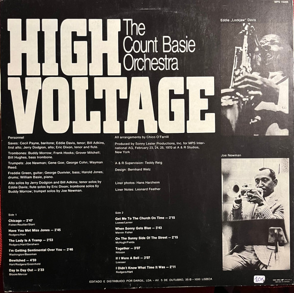 Count Basie Orchestra - High Voltage | Dargil (MPS 15285) - 2