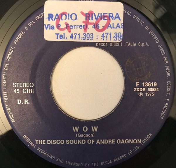 André Gagnon - Wow | Decca (F 13619) - 4