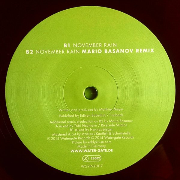 Matthias Meyer - Becuz EP | Watergate Records (WGVINYL017) - 4 Matthias Meyer - Becuz EP | Watergate Records (WGVINYL017) - 4